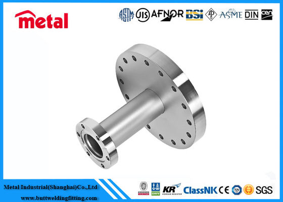 0.3 - 6MM مواسير المجلفن ، طول مخصص الحد من لحام شفة الرقبة