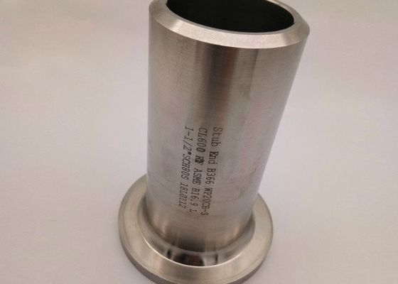سبائك النيكل الأنابيب اللفة المشتركة كعب نهاية Hastelloy B2 UNS N10665 بعقب اللحام المناسب