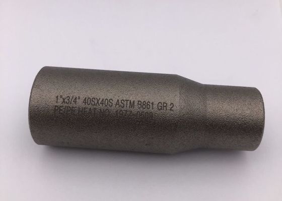 حلمة من سبائك التيتانيوم الصلب STD ASTM B861 GR2 Titanium Ti2 Swage