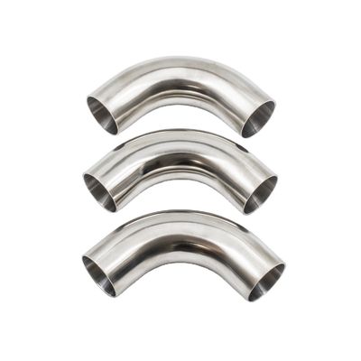 قصير نصف قطرها مترابطة كوع ذكر 180 درجة كوع عادم ASME B16.9