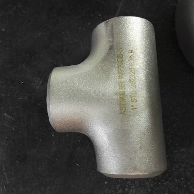 ASME WP310S 3-1 / 2 `` تركيب أنابيب الفولاذ المقاوم للصدأ Sch60 جولة تي