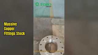 جولة في المستودع: مخزون كبير من التركيبات النحاسية الجاهزة للشحن