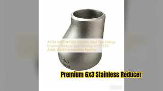 ASTM A403 WP304 مخفض غريب الأطوار 6x3 تركيب الأنابيب